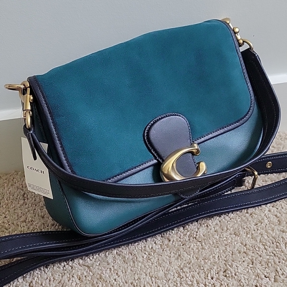 Coach Soft Tabby Deep Sea NWT